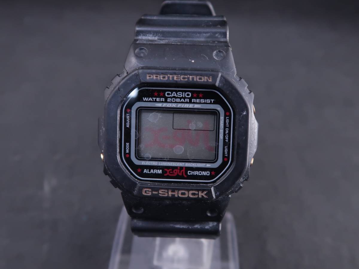 CASIO カシオ G-SHOCK DW-5600VT x-girl 腕時計 ＃0925-28 DW5600E-1V 