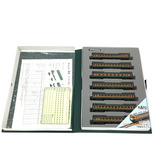 カトー 10-379 国鉄80系旧性能電車 準急「 東海／比叡 」7両基本セット Nゲージ 鉄道模型 車輌 電車 QN012-94