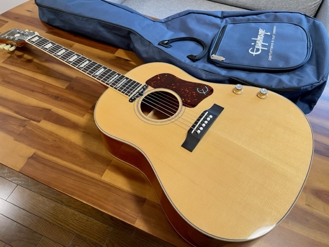 Epiphone EJ-160E Limited Edition Guitar Acoustic Vintage Open
