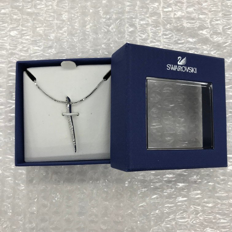【BAAI6008】SWAROVSKI スワロフスキー ネックレス 箱付き