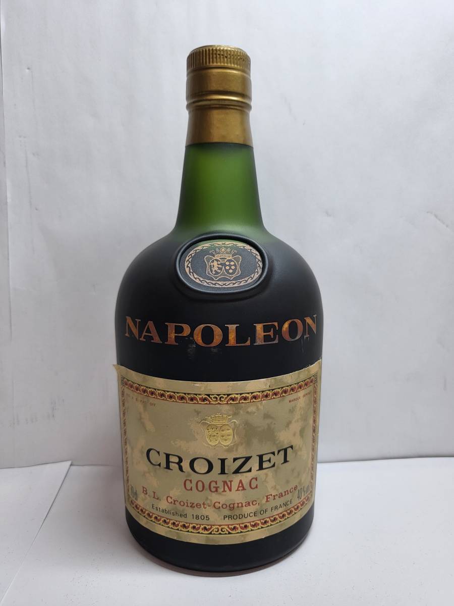 C-105O 【未開栓】 NAPOLEON ナポレオン CROIZET クロアーゼ COGNAC 
