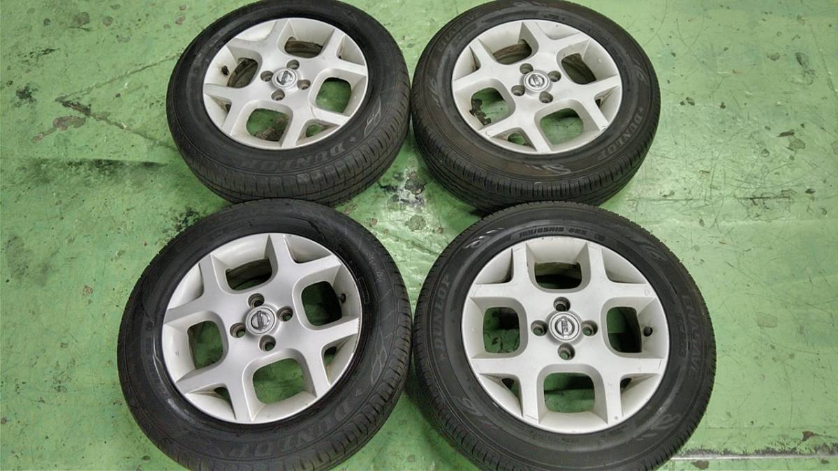 ★キューブ・ティーダ・ノート・マーチ・サニー　タイヤホイルセット　185/65-15