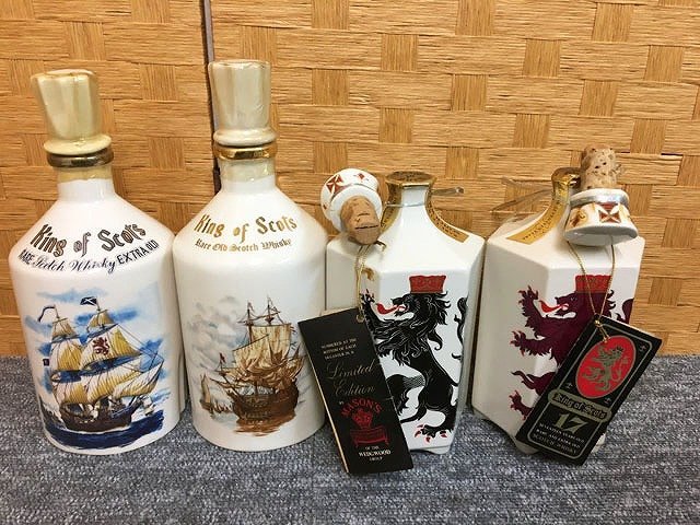 MHE63972大 ☆未開栓☆ King of Scots スコッチウイスキー 4本 まとめ