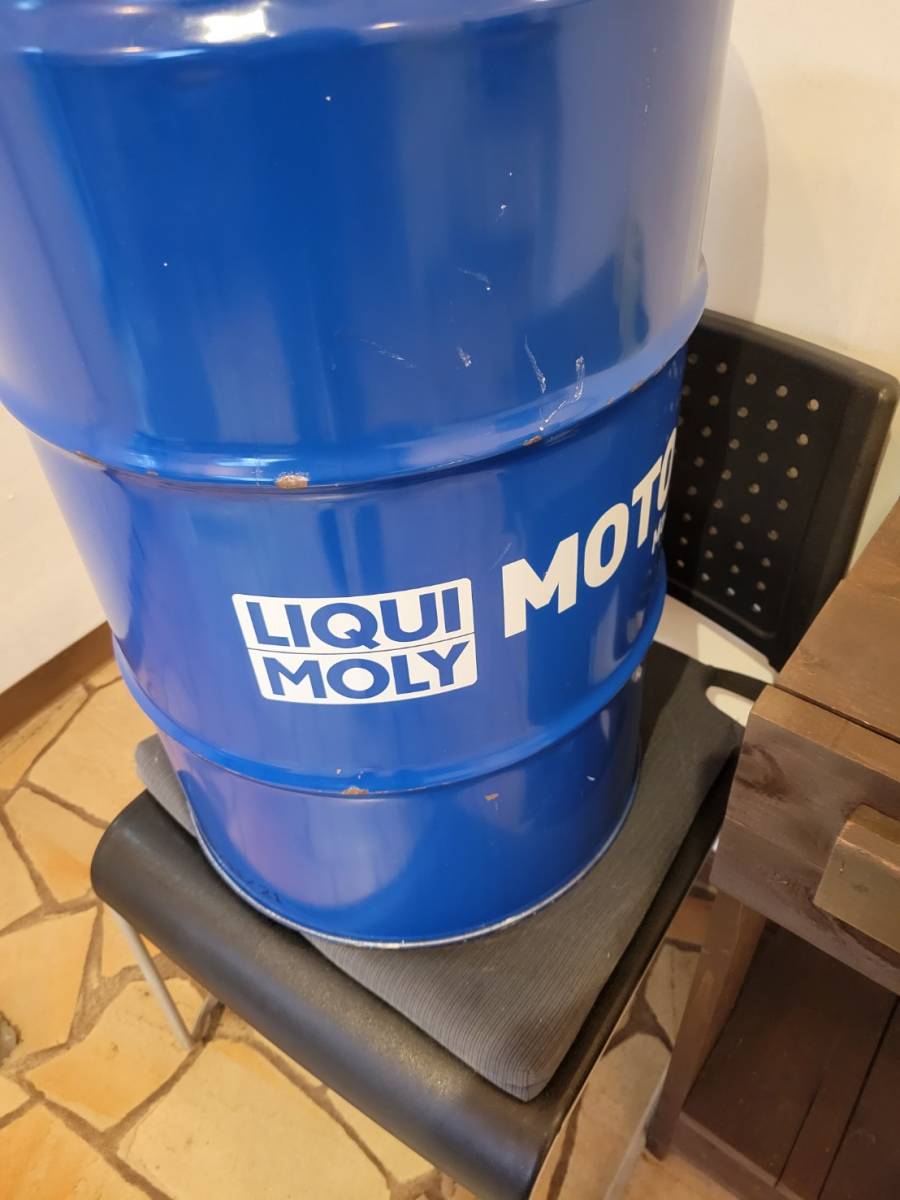 60L 空ドラム缶　リキモリ LIQUIMOLY  3缶 60L 空ドラム缶 LIQUI MOLY リキモリ 新油抜き 空き缶 ドラム缶(オイル