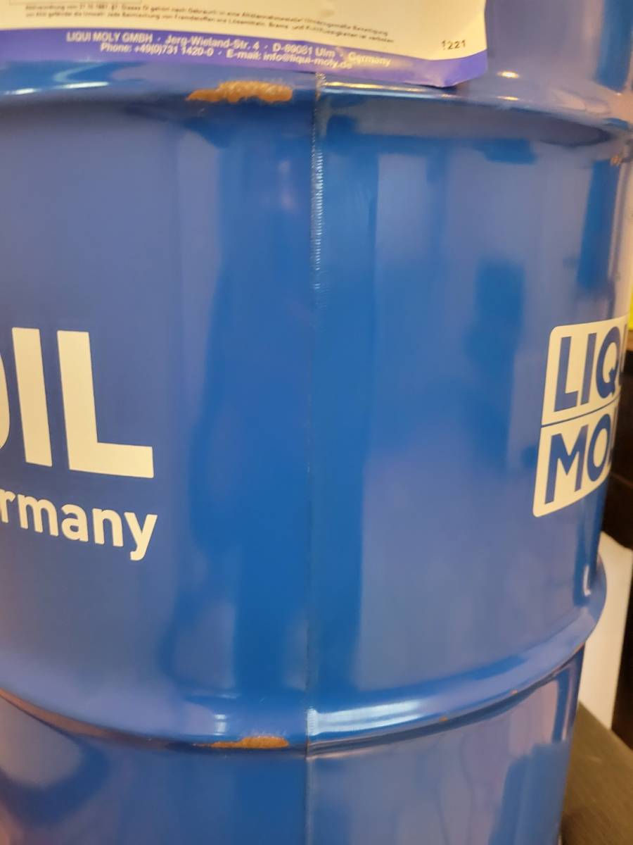 60L 空ドラム缶 LIQUI MOLY リキモリ 新油抜き 空き缶 ドラム缶③