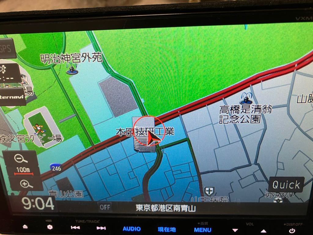 ホンダ純正ナビ Gathers VXM-145VFEi ヴェゼル RU3 セキュリティロック