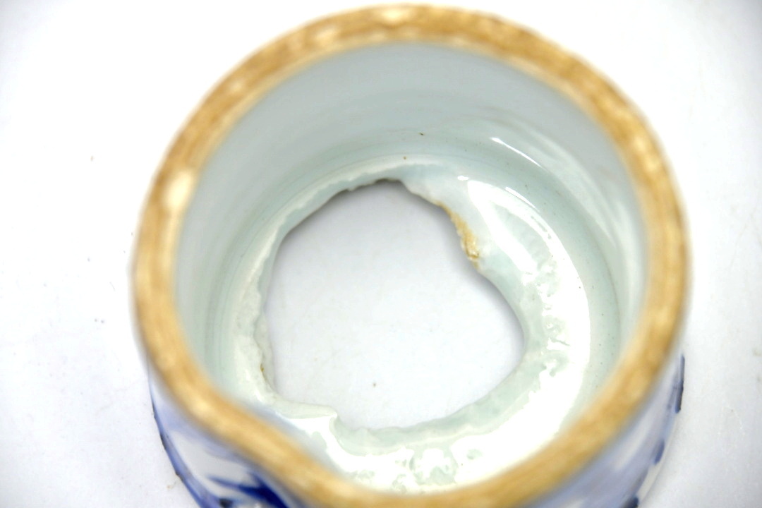 595 清風与平 祥瑞写 蓋置 ○京焼 茶道具 煎茶道具 骨董 古玩 茶釜