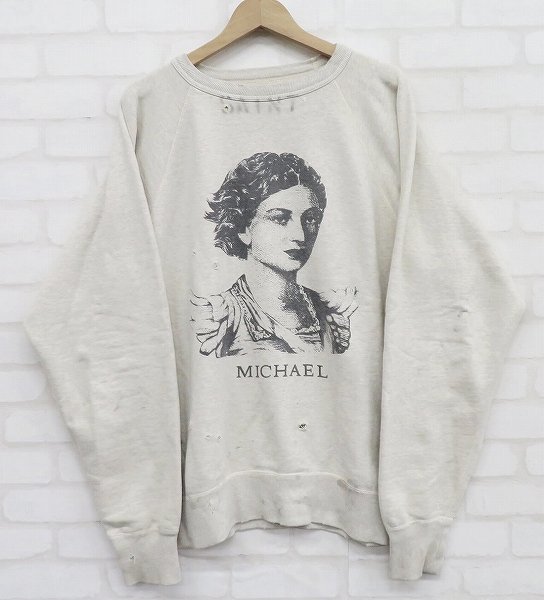 6T9720/SAINT MICHAEL RAGLAN SWEAT SHIRT SAINT MXXXXXX セント 