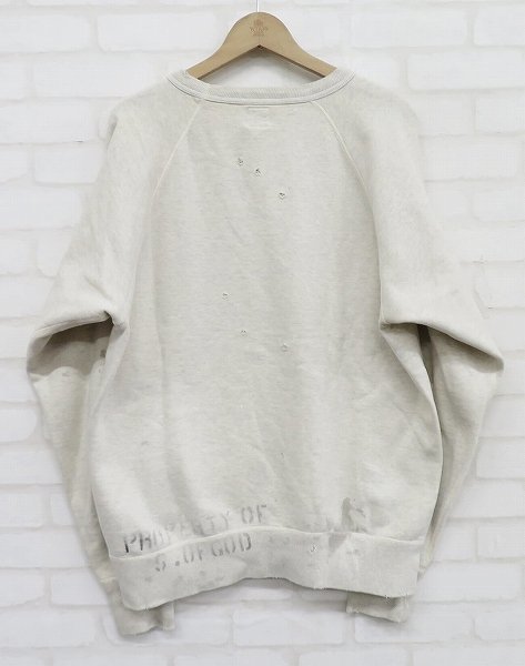 6T9720/SAINT MICHAEL RAGLAN SWEAT SHIRT SAINT MXXXXXX セント 