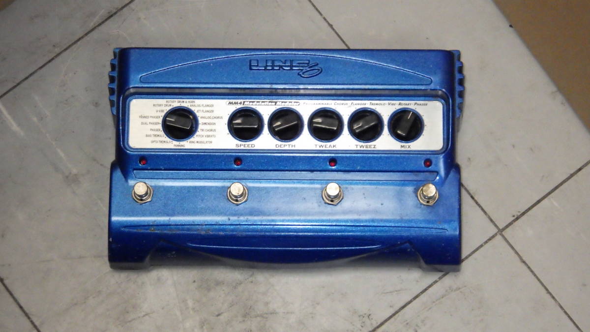 LINE6 MM4 Modulation Modeler モジュレーションモデラー エフェクター