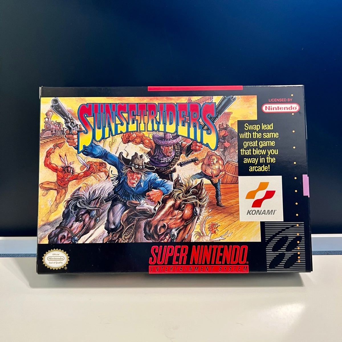 SALE，格安 SFC SNES Nintendo 任天堂 海外版 北米版 ソフト SUNSETRIDERS サンセットライダーズ(アクション)｜売買されたオークション情報、yahooの商品情報をアーカイブ公開 - オークファン タイトル