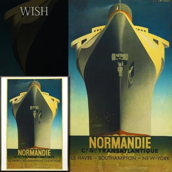 WISH】カッサンドル Adolphe Mouron Cassandre「ノルマンディー号