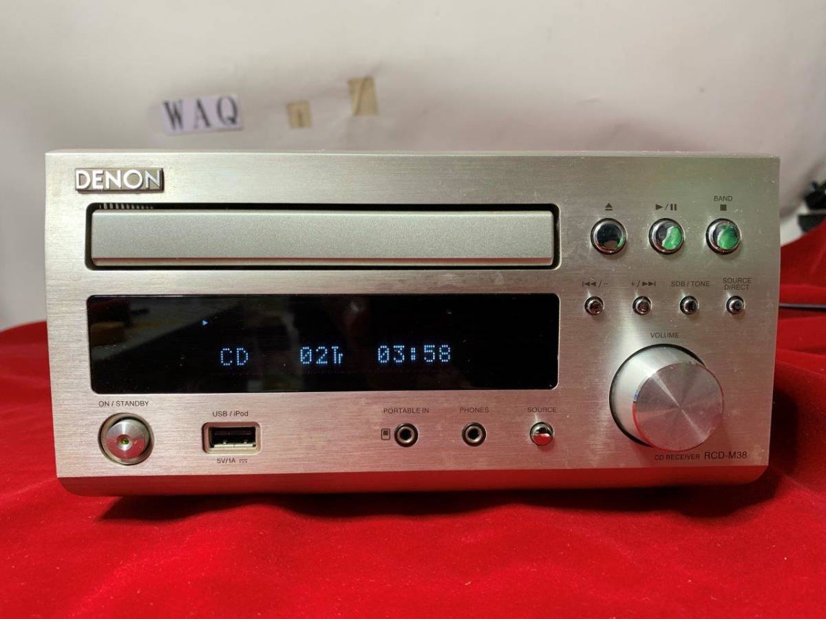 DENON RCD-M38 CDレシーバー　　　 　★WAQ10