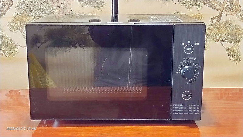 車中泊　電子レンジ　YAMAZEN　単機能　周波数フリー　18L　動作品　JA