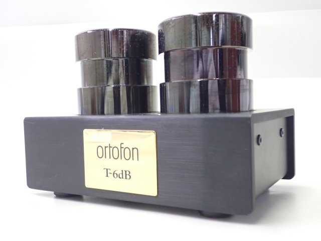 オルトフォン　t-6dB MC用昇圧トランス 希少 Ortofon T-6dB オルトフォン MC昇圧トランス 動作品 ∵ 69015-4