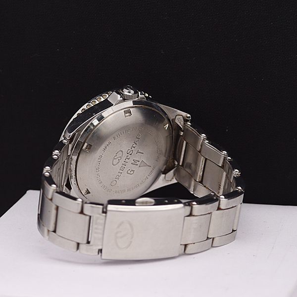 1円 稼働 良品 オリエント AT/自動巻 FE02-C0 オリエントスター GMT 21