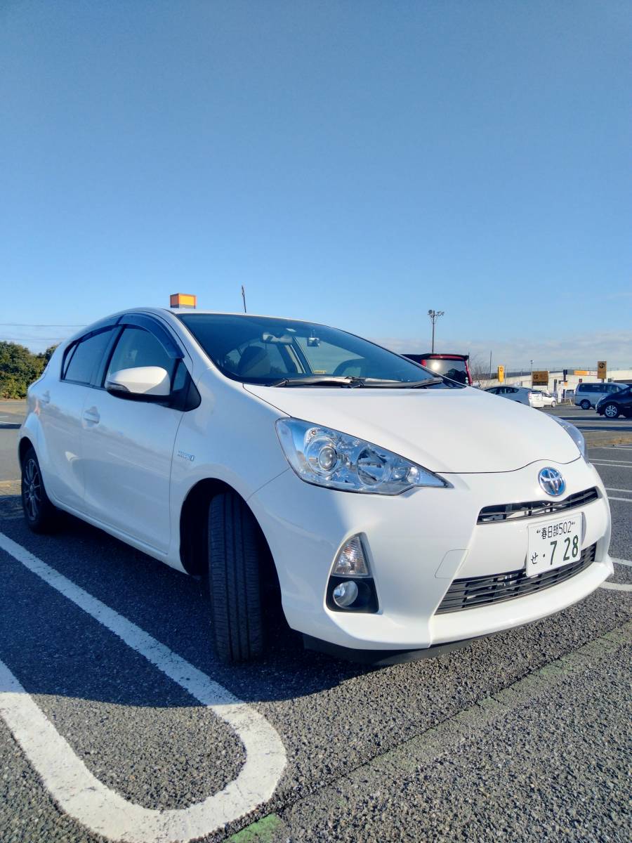 車検残1年　H26年式　アクア1.5S　個人出品　コミコミ価格　社外AW　社外ナビ　ETC　ドラレコ　