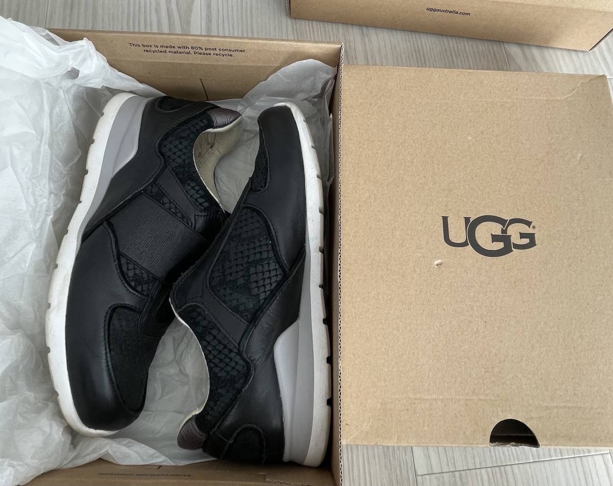 ★UGGアグ　黒スニーカー★23㎝