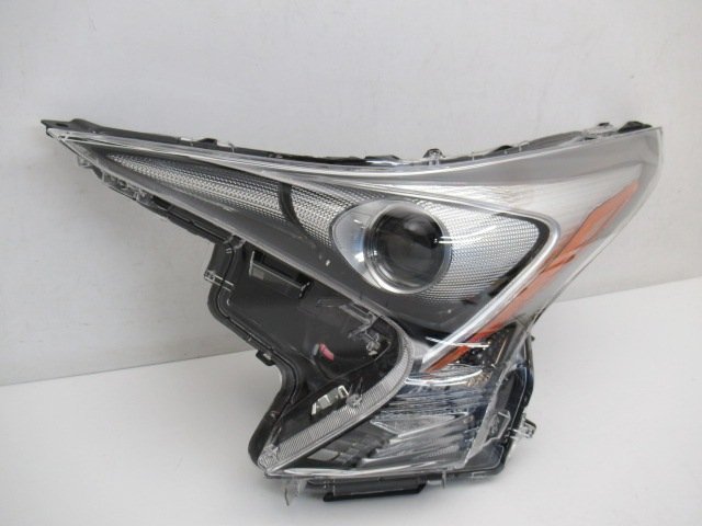 即決有】 トヨタ プリウス 50 ZVW50 前期 純正 左 ヘッドライト LED