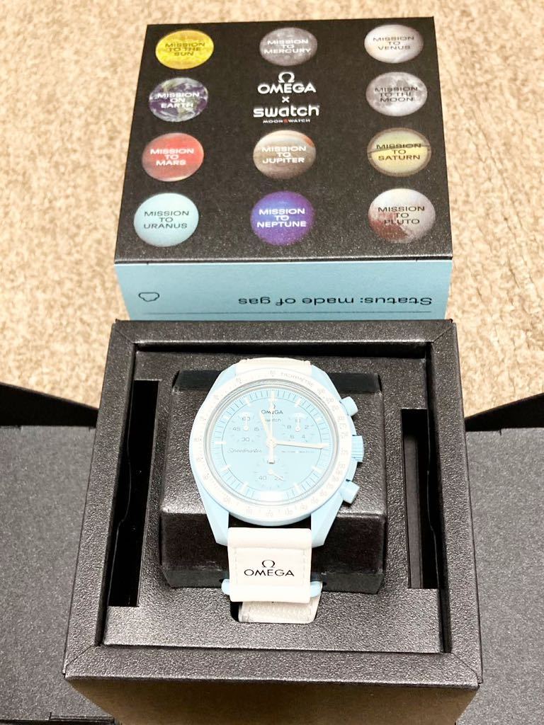未使用新品 OMEGA x swatch MISSION TO URANUS 付属品完備 【公式通販】