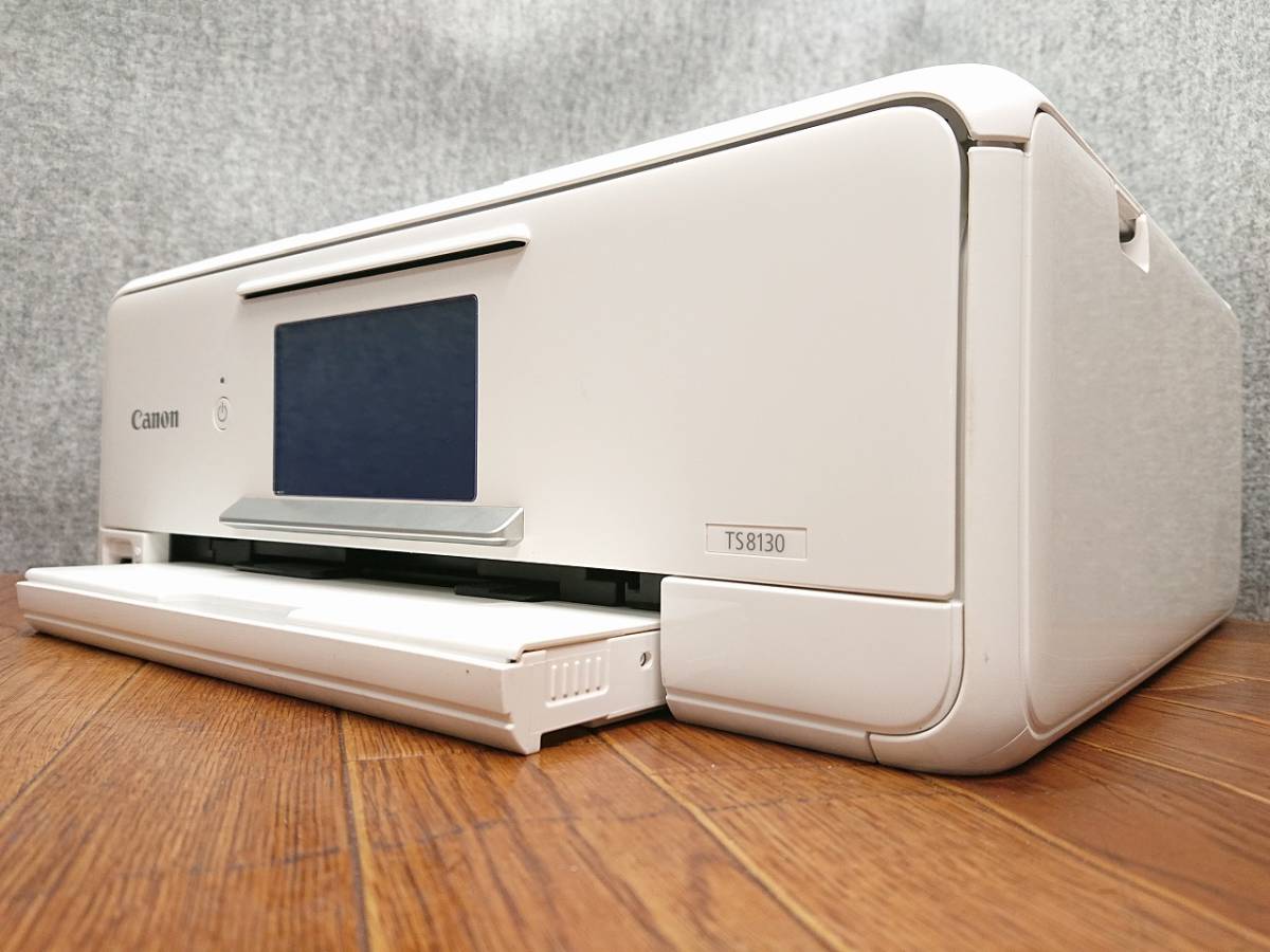 美品】Canon TS8130 ⑥インクジェットプリンターホワイト印刷764枚