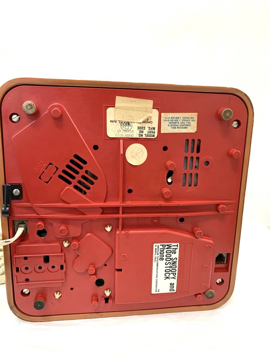 ビンテージ スヌーピー ダイヤル式 電話機 70's 人形 レトロ The