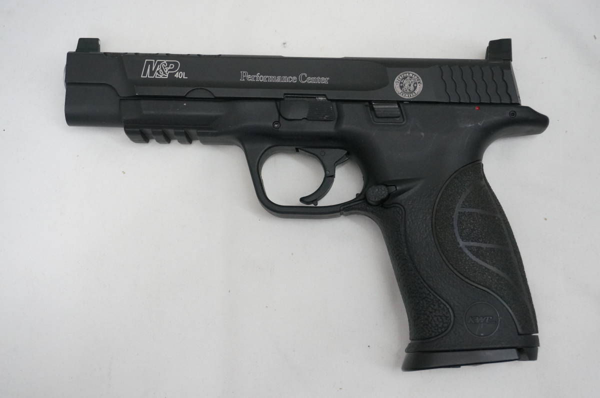 J092J76■KWC S&W M&P40L CO2ガスブローバックハンドガン ブラック 動作確認済み 日本仕様規制適合品