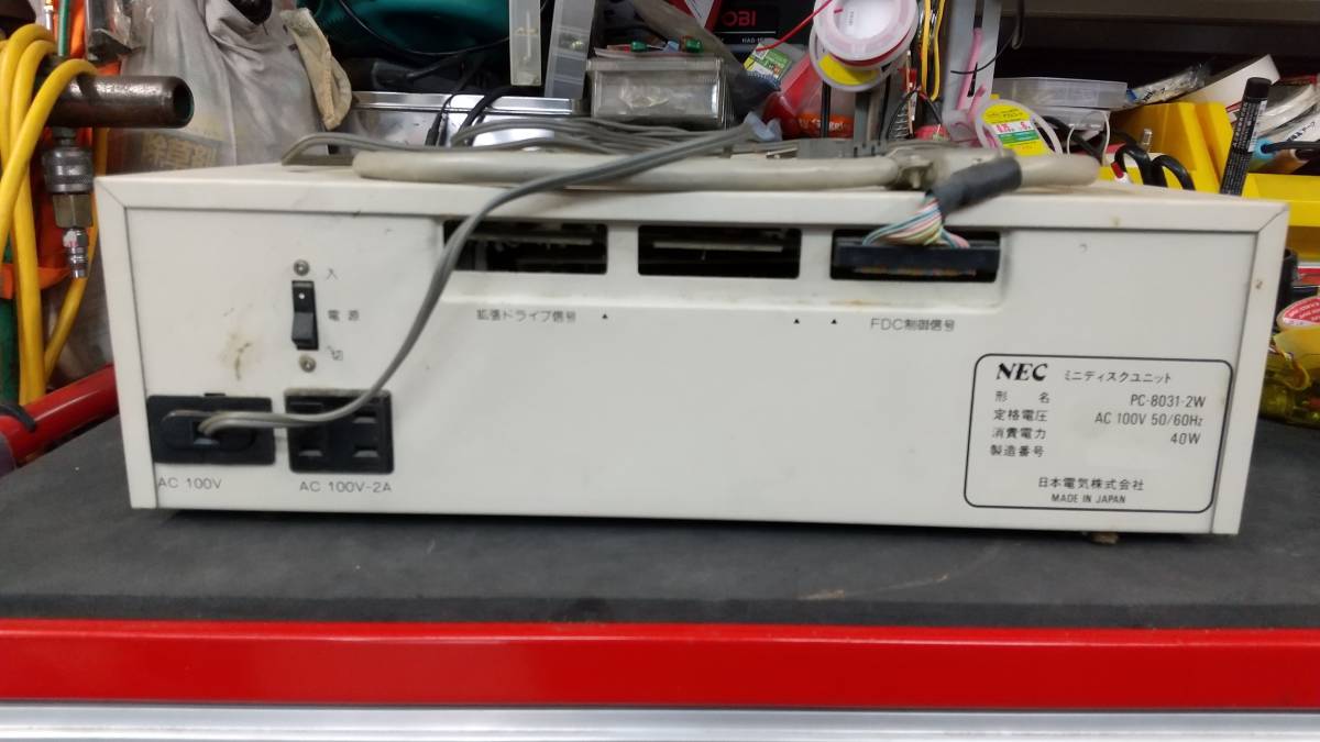 PC8031-2 フロッピーディスクドライブ 通電確認済 ジャンク品 NEC PC