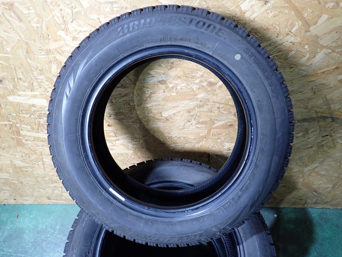 RB1183【送料無料155/65R14】4本 ブリヂストン ブリザック VRX 中古 