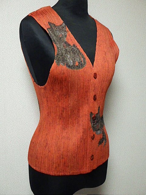 PLEATS PLEASE プリーツプリーズ イッセイミヤケ ベスト＆カットソー  