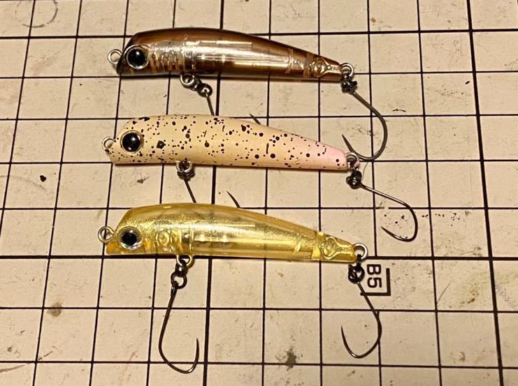 ヴァルケイン ValkeIN ジュジュ JUJU 中古美品 3個セット エリア 管釣り シンキングペンシル ミノー