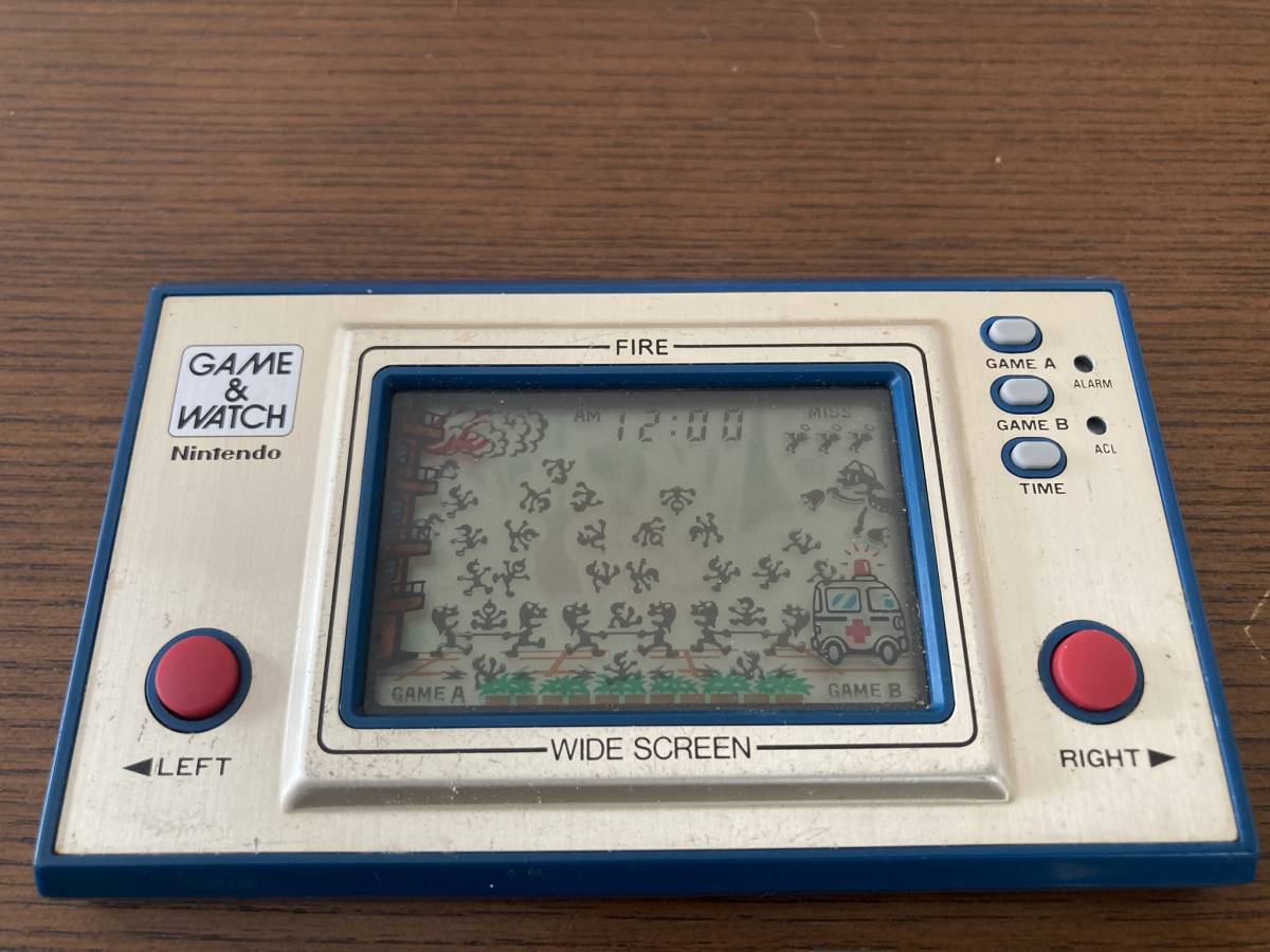ゲームウオッチ ファイア ワイドスクリーン ゲーム ゲームウォッチ