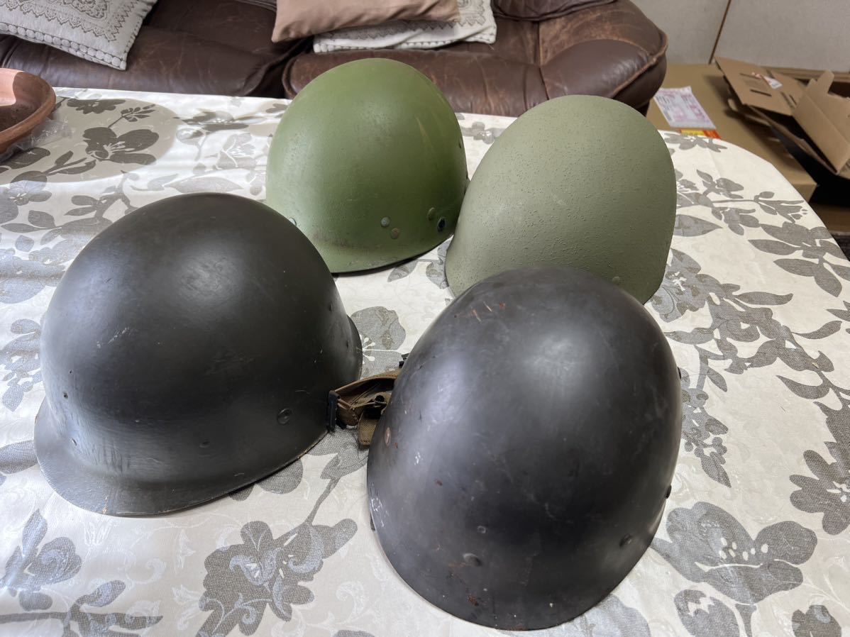 アメリカ軍ヘルメットライナー4個セット】M1ヘルメット用3個＋M2