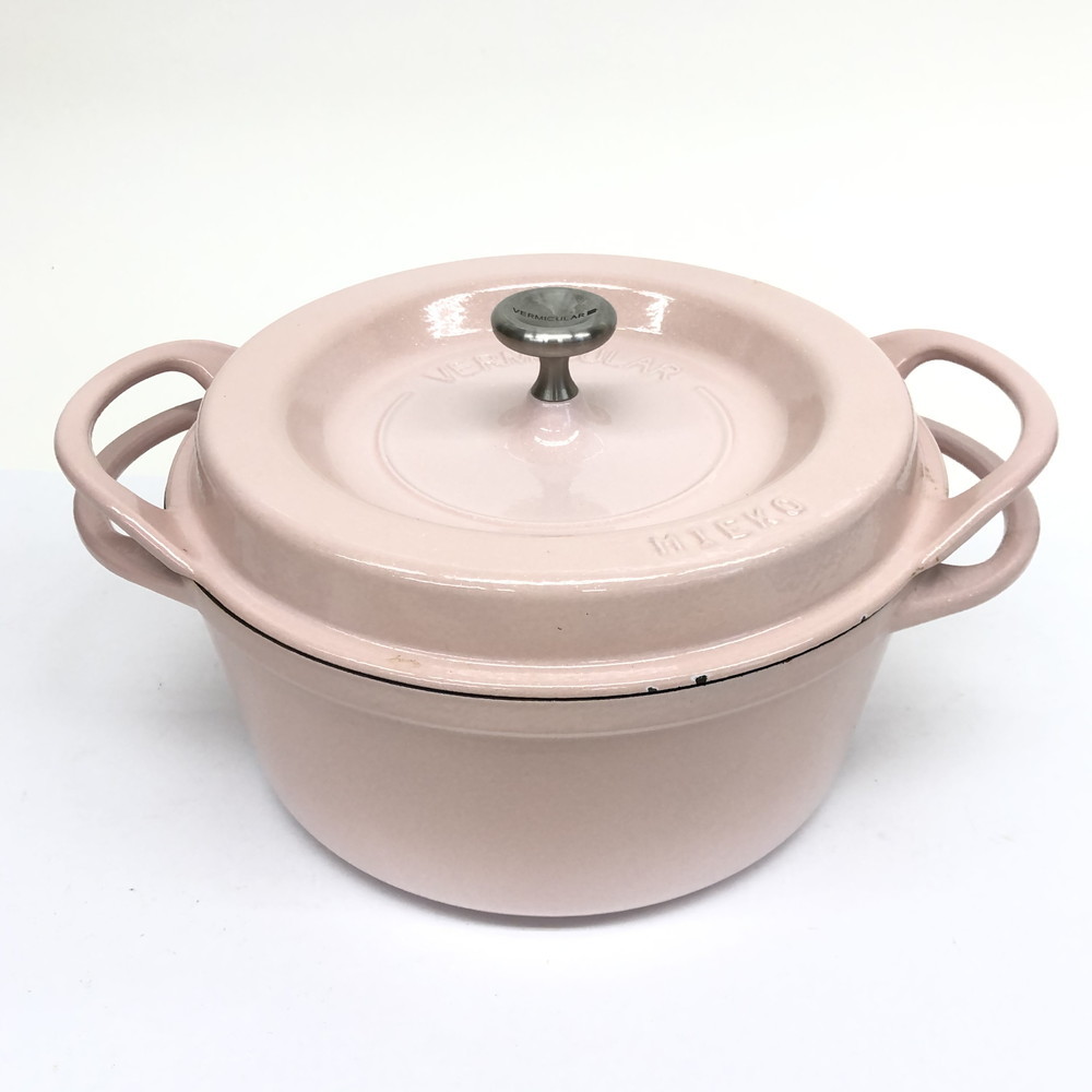 VERMICULAR バーミキュラ オーブンポットラウンド 22cm パールピンク