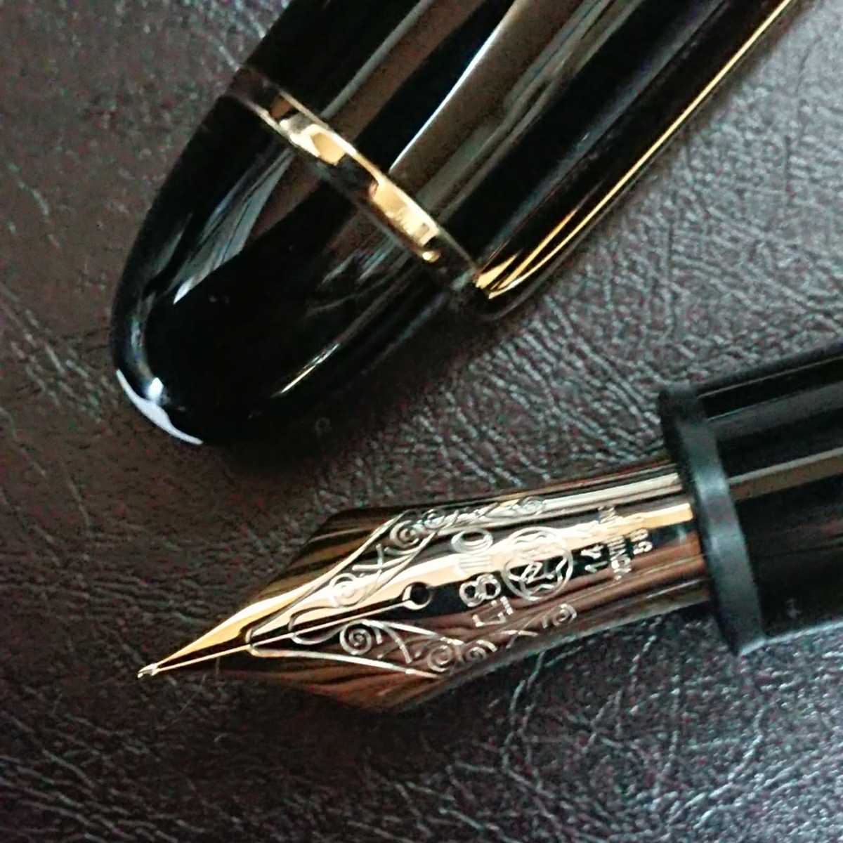 未使用品】 モンブラン 149 万年筆 80年代 字幅EF 吸入式 MONTBLANC 