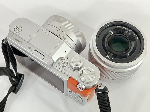 Panasonic DC-GF9 ミラーレス一眼 ダブルレンズキット LUMIX オレンジ