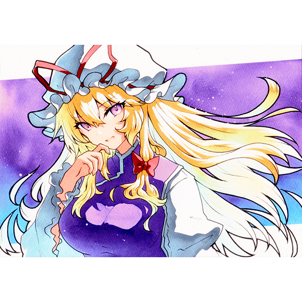 Rinka】 八雲紫 同人手描きイラスト 東方Project A4 | APPS