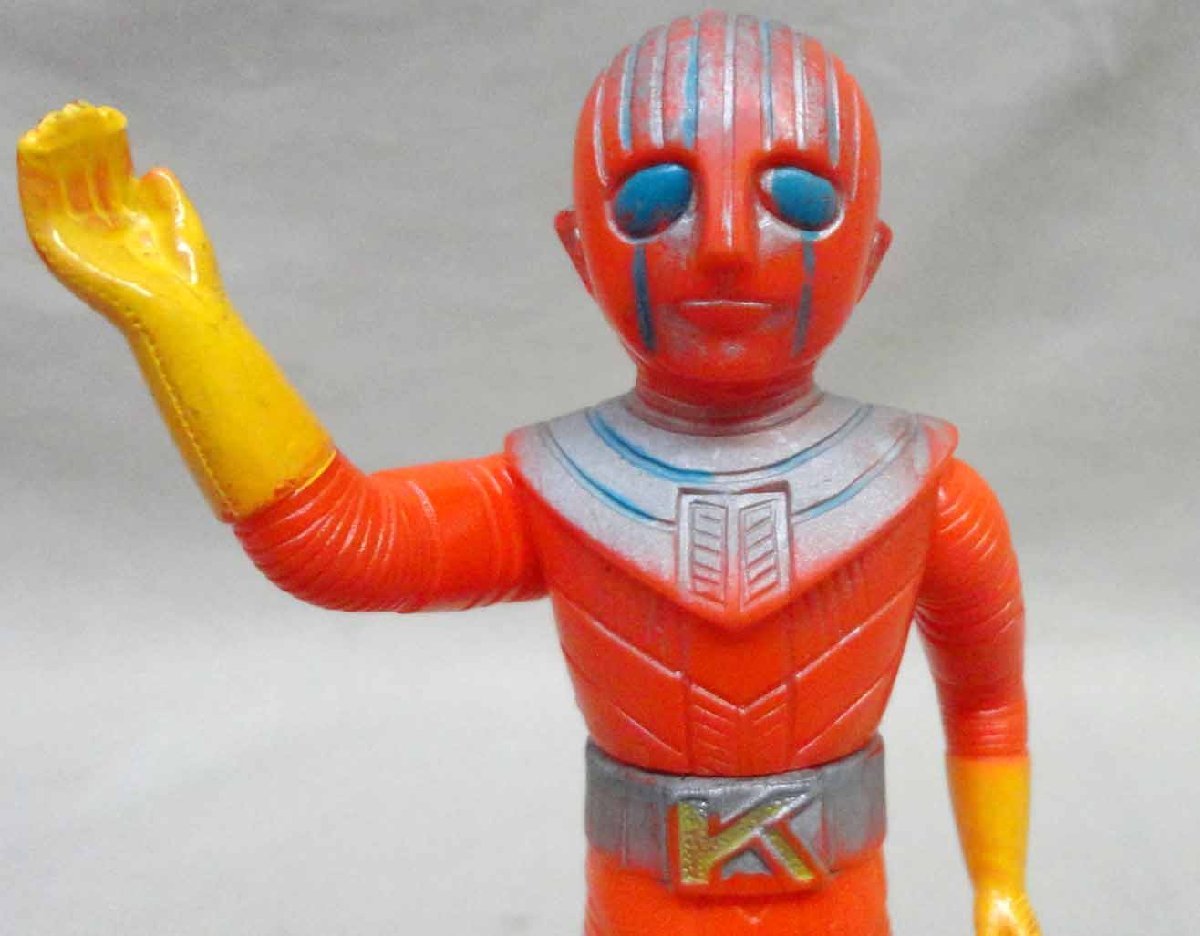ポピー ロボット刑事 レッド ミニ ミドル ソフビ 当時物 バンダイ 当時