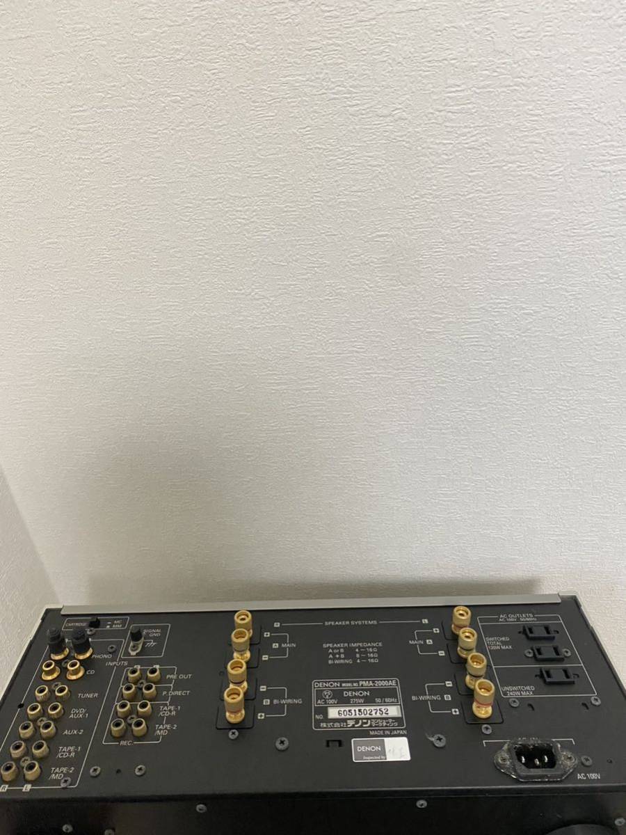 プリメインアンプ DENON PMA-2000AE デノン デンオン動作確認 DENON
