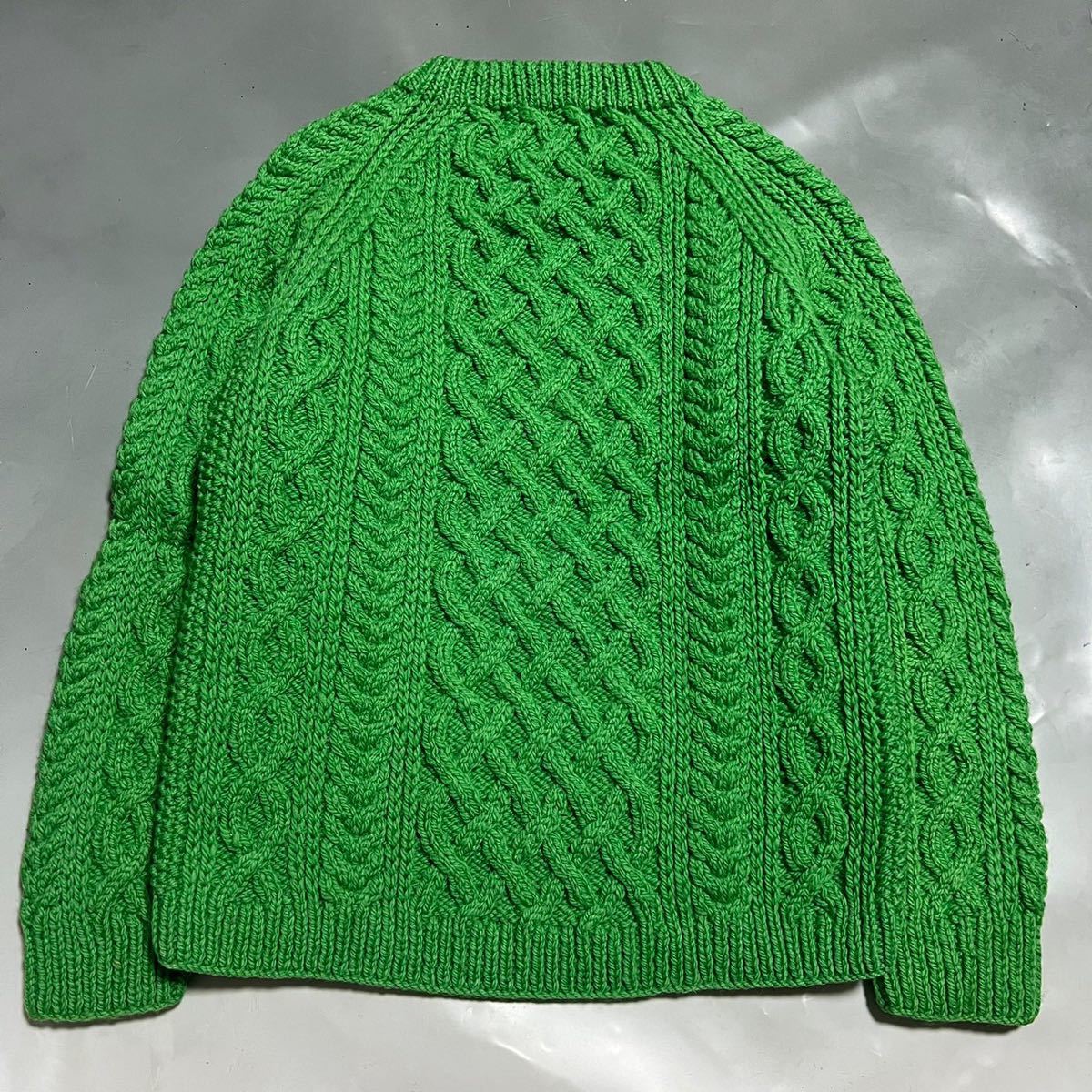 INVERALLAN インバーアラン 1A CREW WOOL ケーブル アランニット 