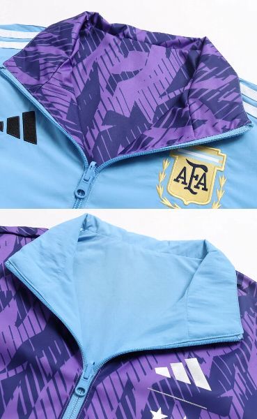 アディダス adidas サッカーアルゼンチン代表 アンセム ジャケット(L