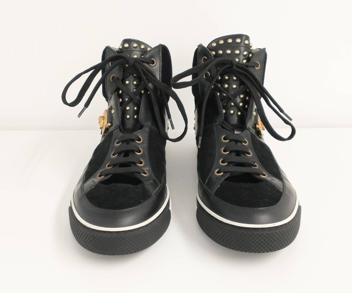 VERSACE ヴェルサーチ ハイカットスニーカー メデューサ サイズ42 1/2 