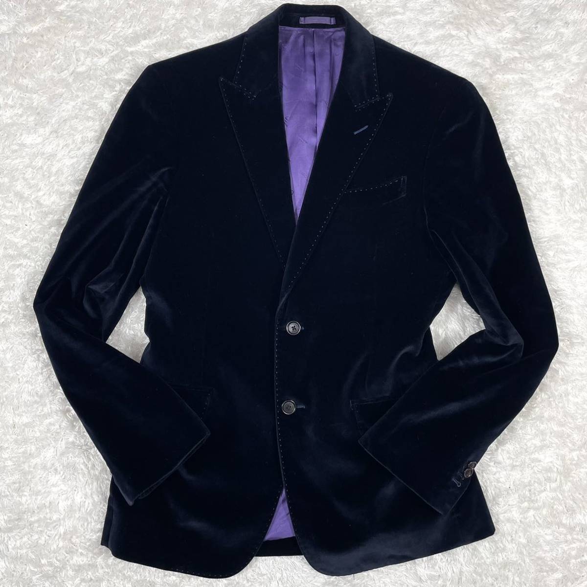 DORMEUIL 「最高級GLAMOROUS」老舗 ドーメル ベルベット テーラード 