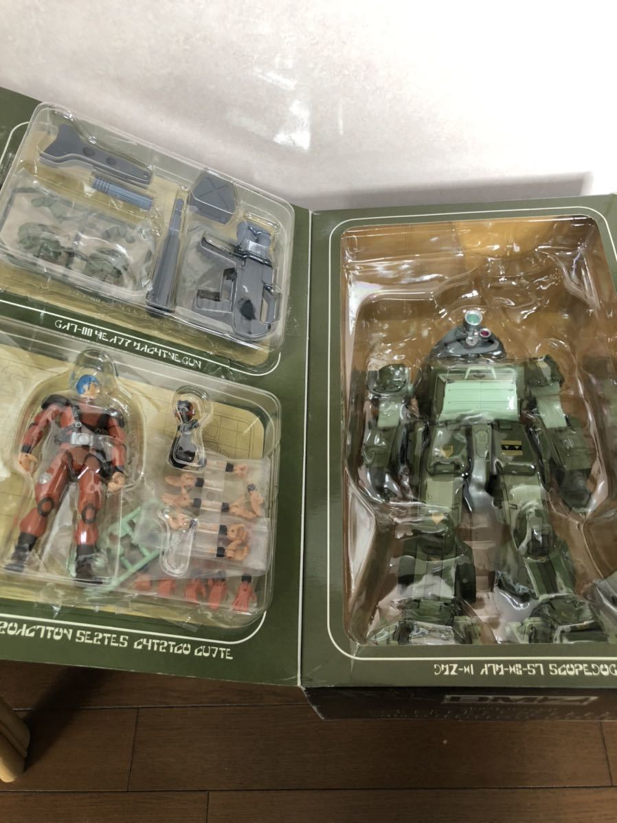 開封品_ DMZ-01 装甲騎兵ボトムズ スコープドッグ_フィギュア複数付き