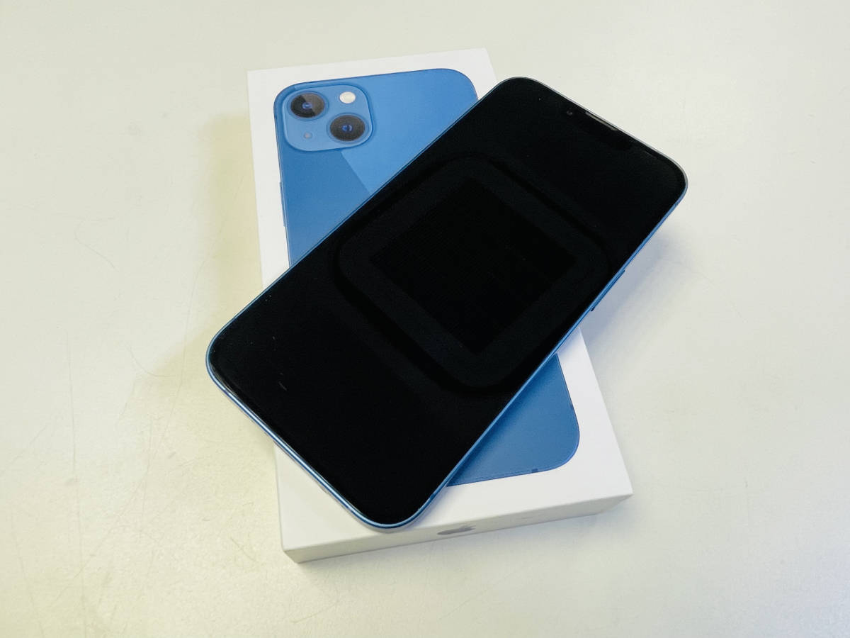 美品 iPhone13 SIMフリー SIMフリー】iPhone13 256GB ブルー 【動作確認済】 0 iPhone 256GB