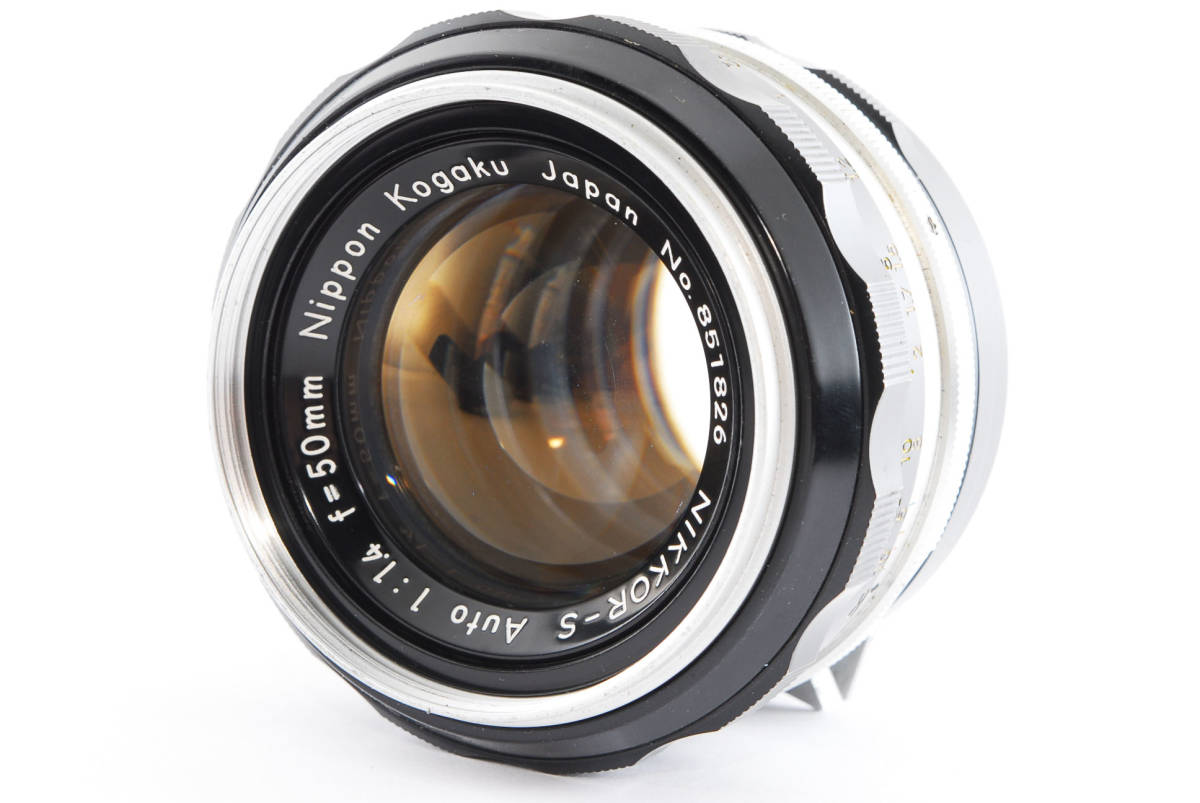 ★銘玉の美品★日本光学 NIKKOR-S Auto 50mm F1.4 非Ai ☆銘玉の美品☆日本光学 NIKKOR-S Auto 50mm F1.4