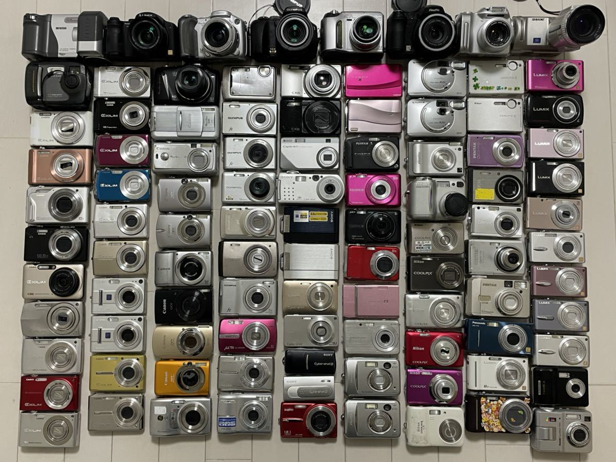 ジャンク扱い デジタルカメラ デジカメ まとめ 大量 CASIO Canon RICOH