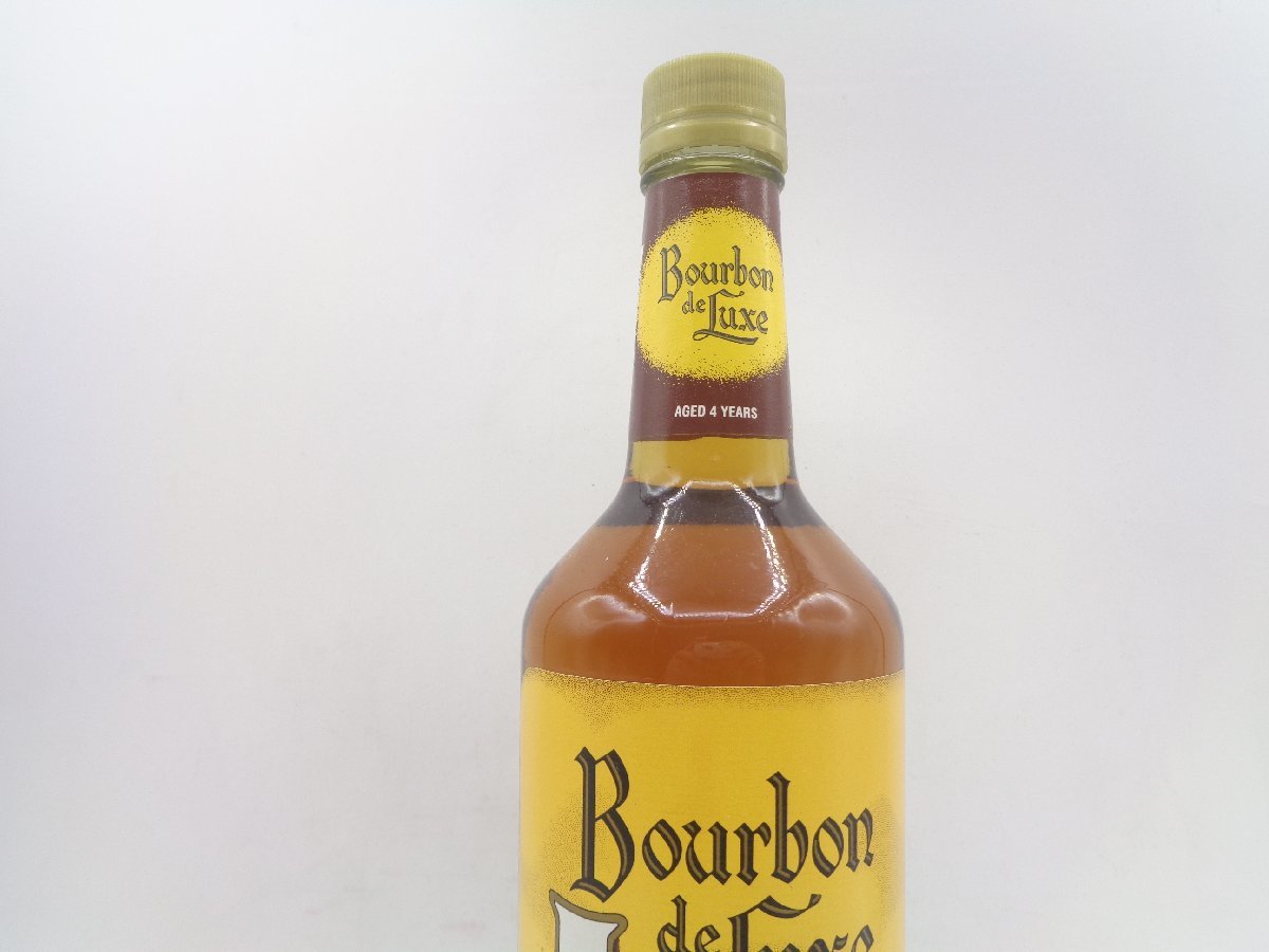 BOURBON DELUXE 4年 バーボン デラックス ウイスキー 未開封 古酒