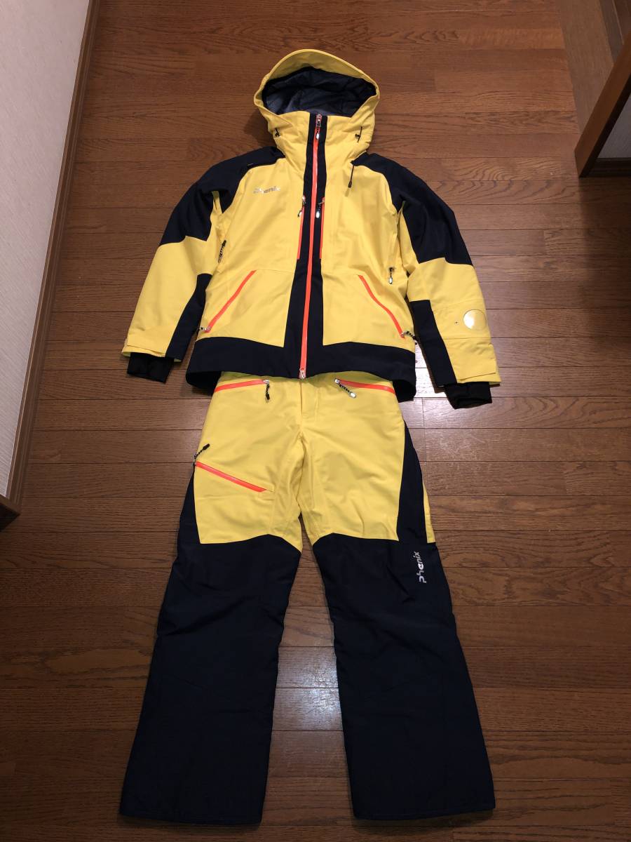 スキーウェア 上下セット フェニックス phenix イエロー Sサイズ ☆超