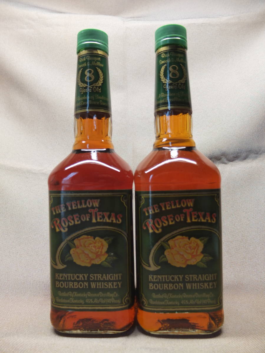 5)イエロー ローズ オブ テキサス 8年 未開封 45％ 750ml 古酒 THE YELLOW ROSE OF TEXAS 8Y